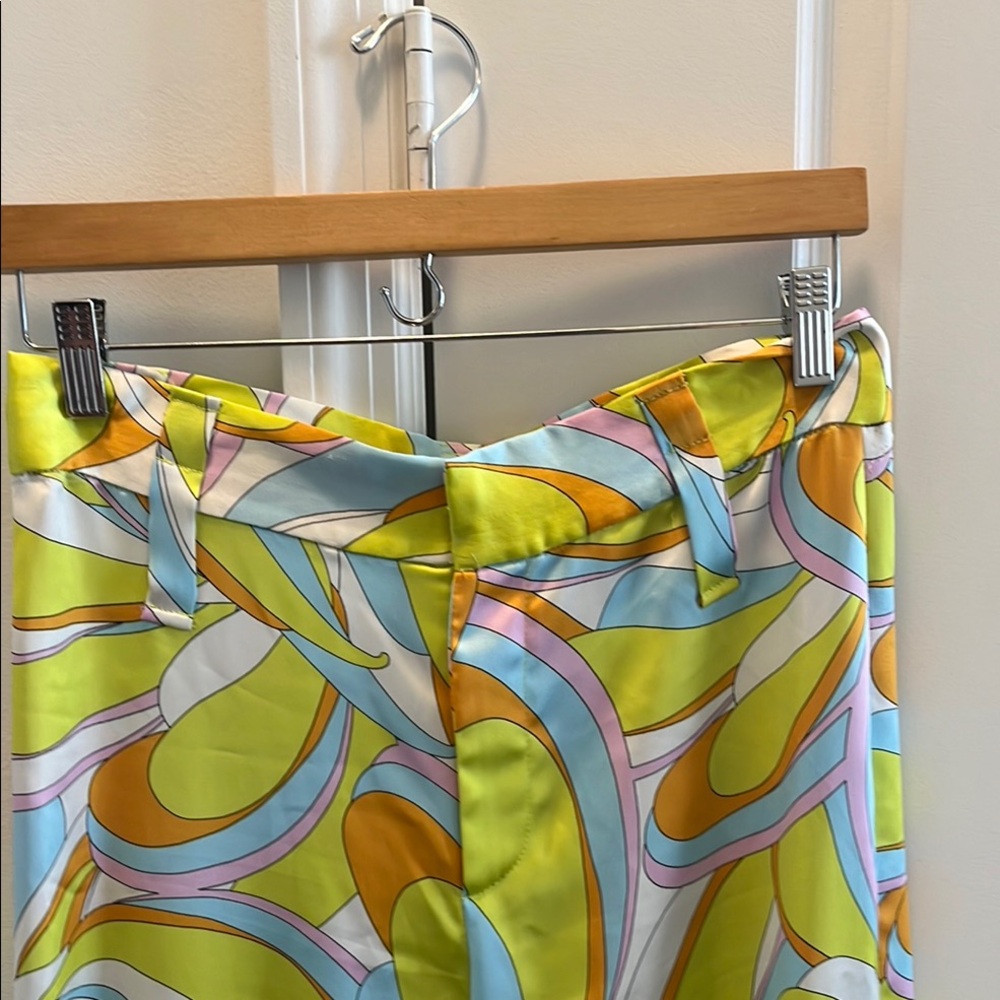 Zara Multicolor Abstract Pattern Pants - Picture 3 of 5